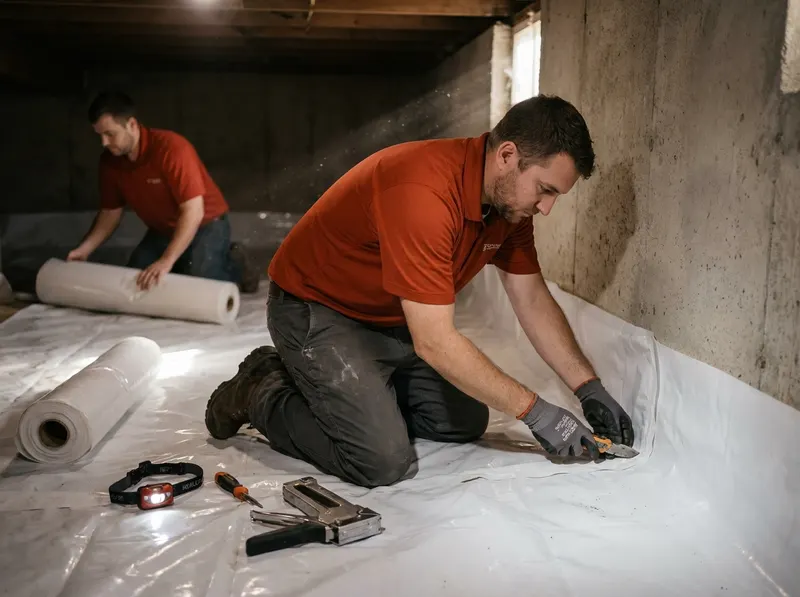 Crawlspace & Basement Vapor Barrier Encapsulation in Saint Louis, MO